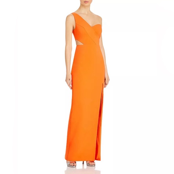 Asymmetrical cutout column gown size S (size 2) - Picture 6 of 6